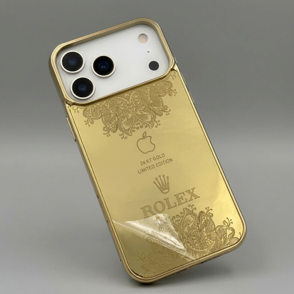 Handcrafted 24K Gold Plated Case for iPhone 17 Series | Luxury Limited ...